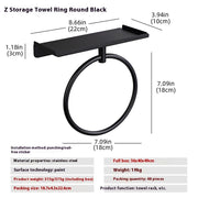 Bathroom Storage  Towel Ring